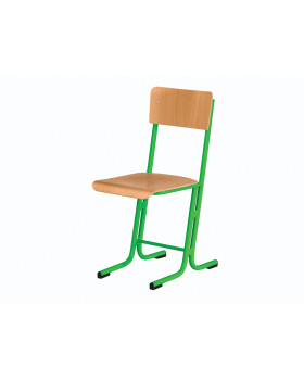 Školská stolička LEKTOR - zelená veľ. 5