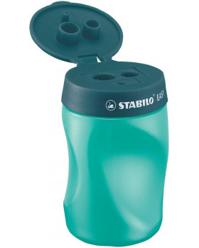 STABILO EASY - strúhadlo so zásobníkom pre ľavákov, petrolejové