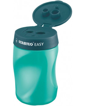 STABILO EASY - strúhadlo so zásobníkom pre pravákov, petrolejové