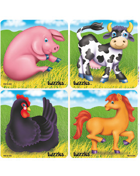 Sada puzzle - zvieratá z farmy