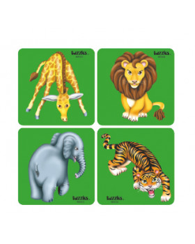 Sada puzzle - zvieratá z Afriky