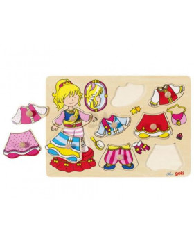 Obliekacie puzzle-Dievča