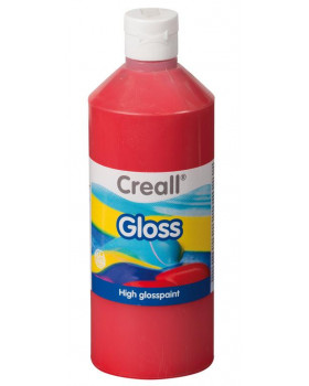 Farba vys.lesklá - červená 500 ml