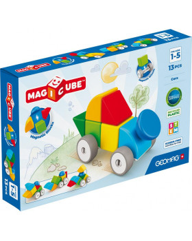 Geomag Magicube - Autíčka, 13 ks
