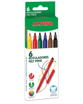 ALPINO fixy, 6 ks