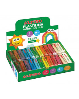 ALPINO Plastelína, 24 farieb