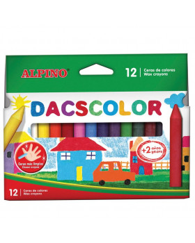 ALPINO voskovky Dacscolor, 12 ks
