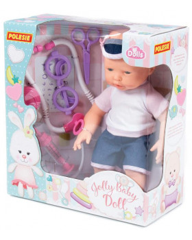 Bábika 35 cm s príslušenstvom pre doktora