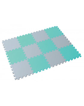 Puzzle podložka / zelená mozaika