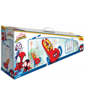 Trojkolesová kolobežka Spidey s brzdou