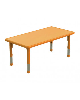 Plast.doska obdĺžnik oranžový
