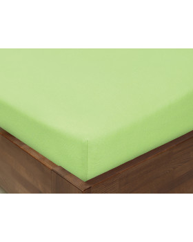 Napínacie prestieradlo JERSEY, 120 x 60 cm, svetlozelené