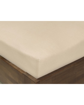 Napínacie prestieradlo JERSEY, 140 x 70 cm, béžové