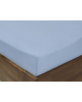 Napínacie prestieradlo JERSEY, 140 x 70 cm, svetlomodré