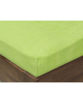 Napínacie prestieradlo FROTÉ, 140 x 70 cm, zelené