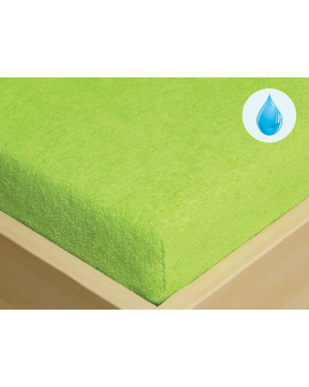 Napínacie nepriepustné prestieradlo FROTÉ, 120 x 60 cm, zelené