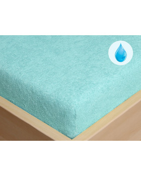 Napínacie nepriepustné prestieradlo FROTÉ, 140 x 70 cm, modré