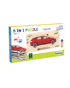 Vrstvové puzzle - Auto