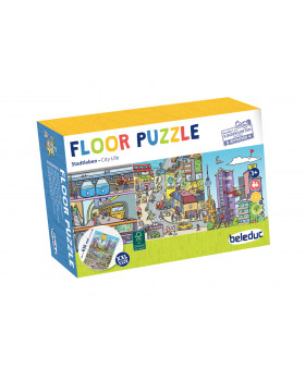 Podlahové puzzle - Život v meste