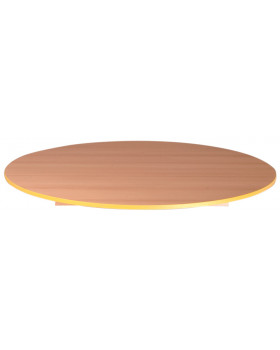 Stolová doska 18 mm, BUK, kruh 90 cm, žltá
