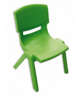 Stolička plast. 35,5 cm zelená