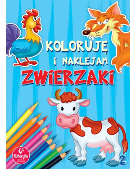 Vyfarbuj a nalepuj - Zvieratká 2 - poľská verzia
