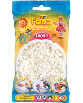 Korálky MIDI 1000 - perlové-DOPREDAJ