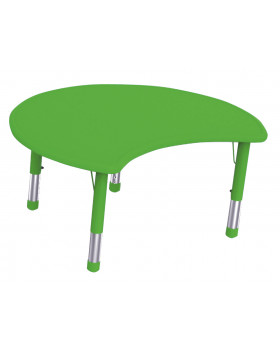 Plastová stolová doska - Kruh výsek zelený