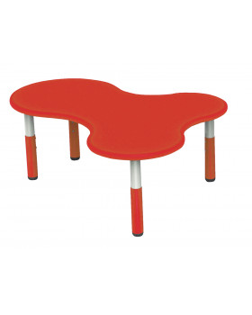 Plastová stolová doska - ostrov červený