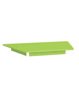 Farebná stolová doska 18 mm, lichobežník,  zelená