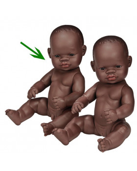 Bábiky rôznych kultúr, 32 cm, africký typ - chlape