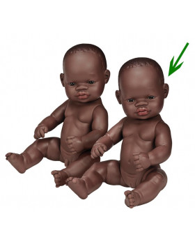 Bábiky rôznych kultúr, 32 cm, africký typ - dievča
