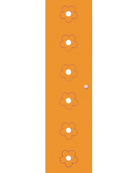 Dvere Malé - Kvety oranžové