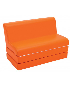 Rozkladacie kreslo, oranžové