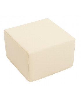 Taburetka štvorec - vanilka výška 25 cm