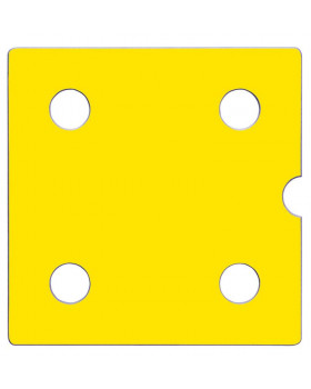 Dvierka Numeric 4 - žlté