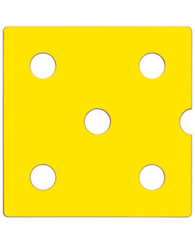 Dvierka Numeric 5 - žlté