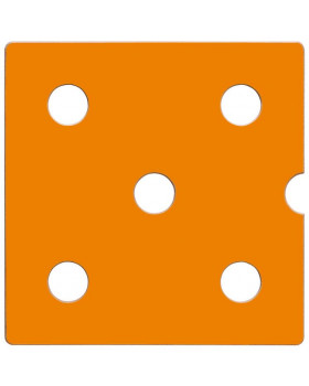 Dvierka Numeric 5 - oranžové