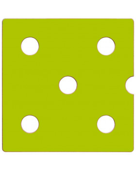 Dvierka Numeric 5 - zelené