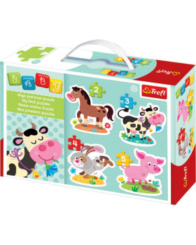 Baby puzzle - Zvieratká z farmy DOP