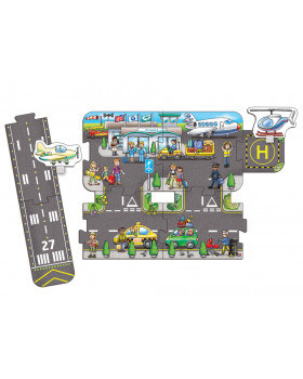 Veľké podlahové puzzle - Letisko