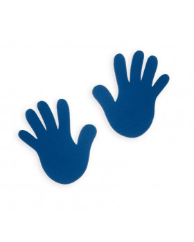 Modrá dlaň - sada 2 ks