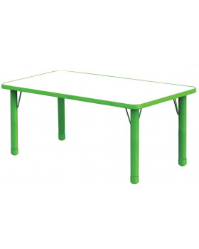 Stôl s Noh.i pre dosp. Obdĺž.-zelený