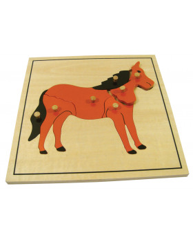 Vkladacie puzzle - Kôň