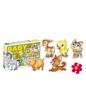 BABY Puzzle - Domáce zvieratká