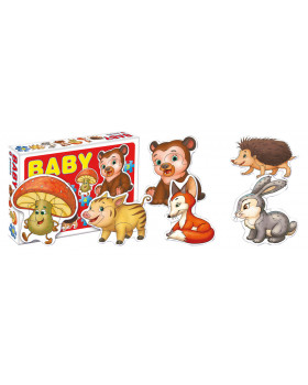 BABY Puzzle - Divé zvieratká