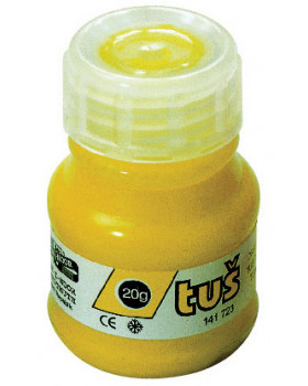 Farebný tuš - žltý