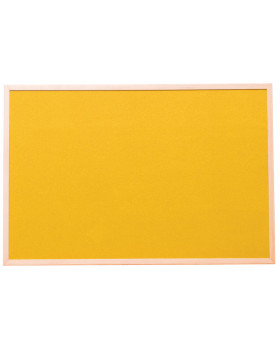 Korková tabuľa far.1 - žltá 60 x 90 cm