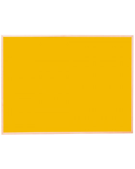 Korková tabuľa far.2 - žltá 90x120 cm