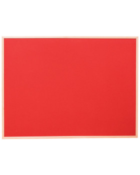 Korková tabuľa far.2 - červená 90x120 cm